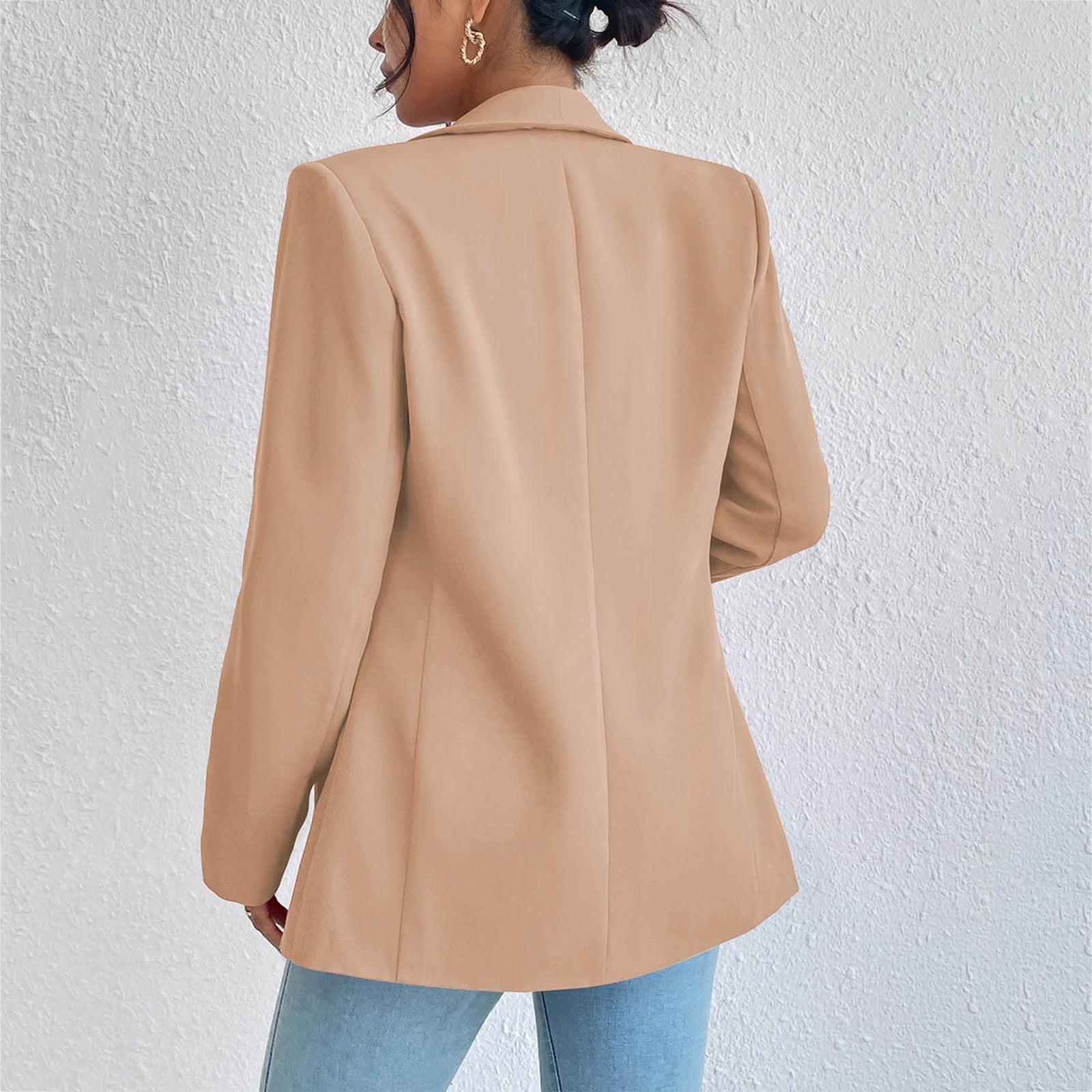 2023 Formal Blazers Lady Office Work Suit Jackets Fashion Oversized Coat Women image 6