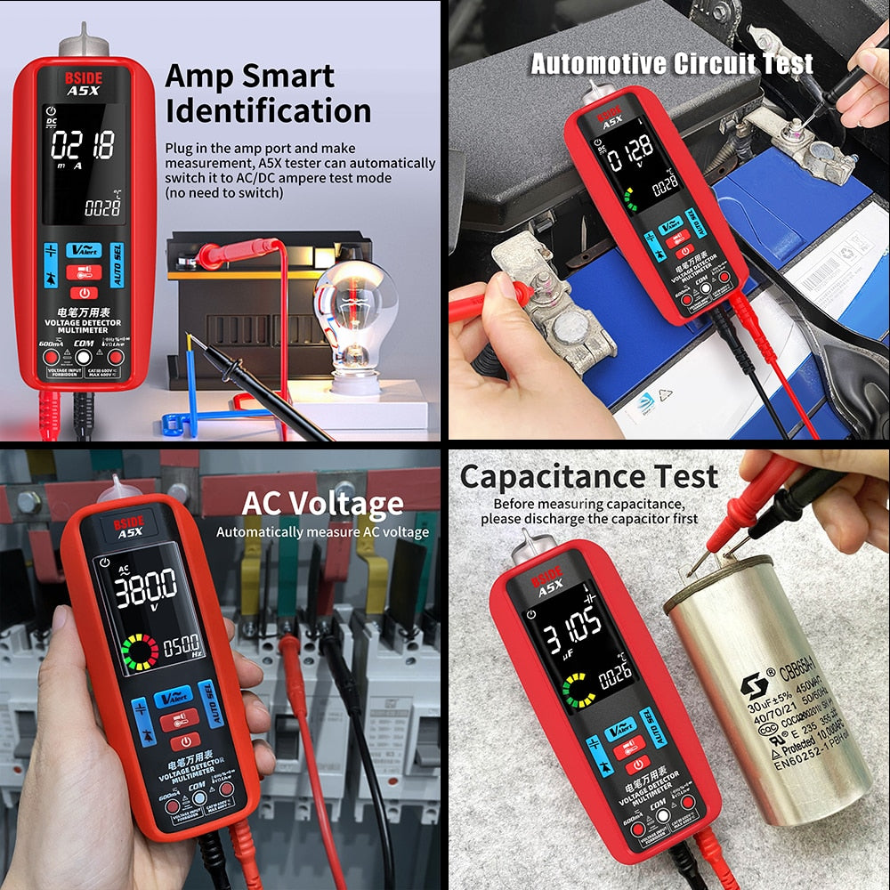 BSIDE Professional Digital Multimeter Smart Automatic Multitester Ammeter VFC C image 9