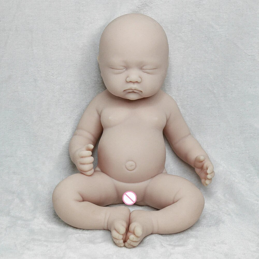 17.7 " Reborn Baby Doll Girl  Realistic Newborn Dolls Christmas Handmade Gifts image 6