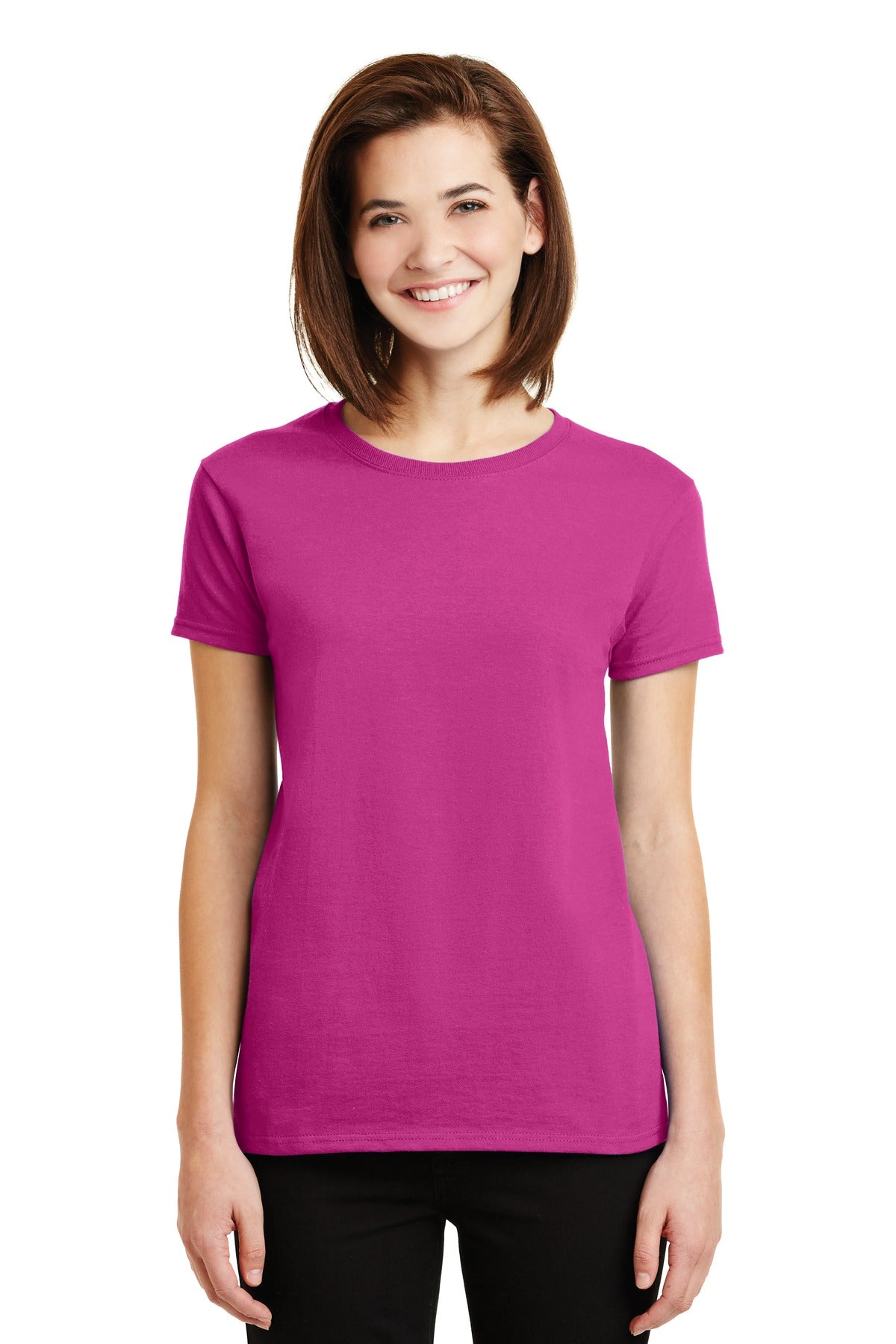 Gildan? Women's Ultra Cotton? 100% US Cotton T-Shirt. 2000L