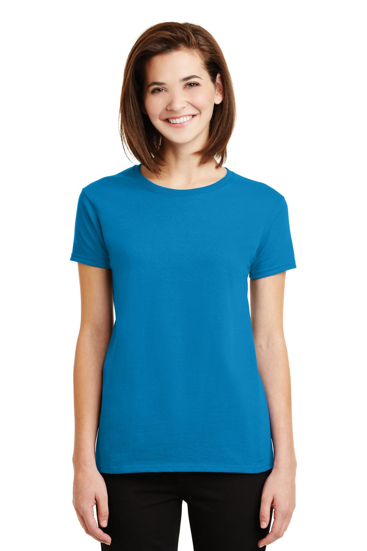 Gildan? Women's Ultra Cotton? 100% US Cotton T-Shirt. 2000L