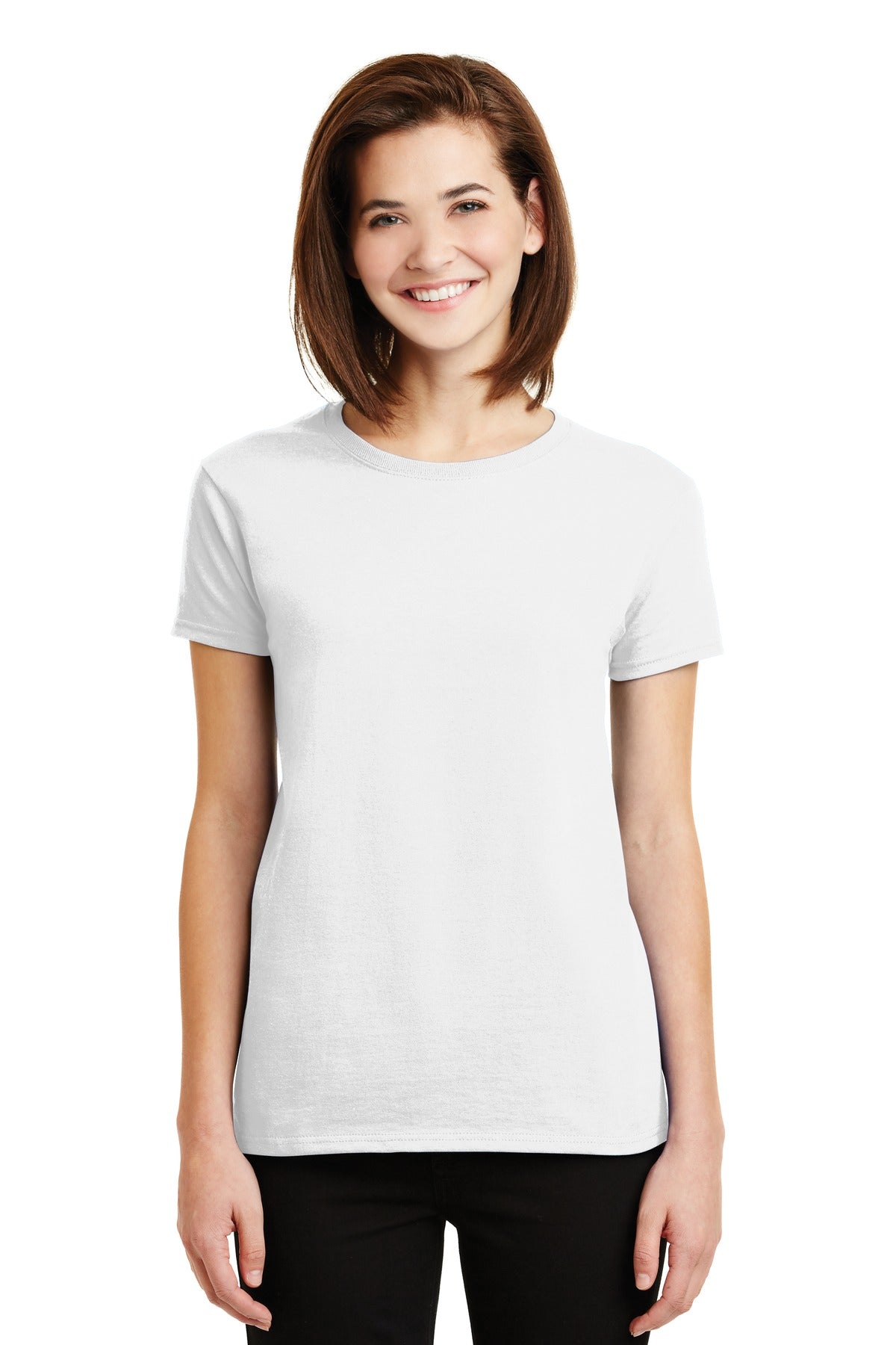 Gildan? Women's Ultra Cotton? 100% US Cotton T-Shirt. 2000L