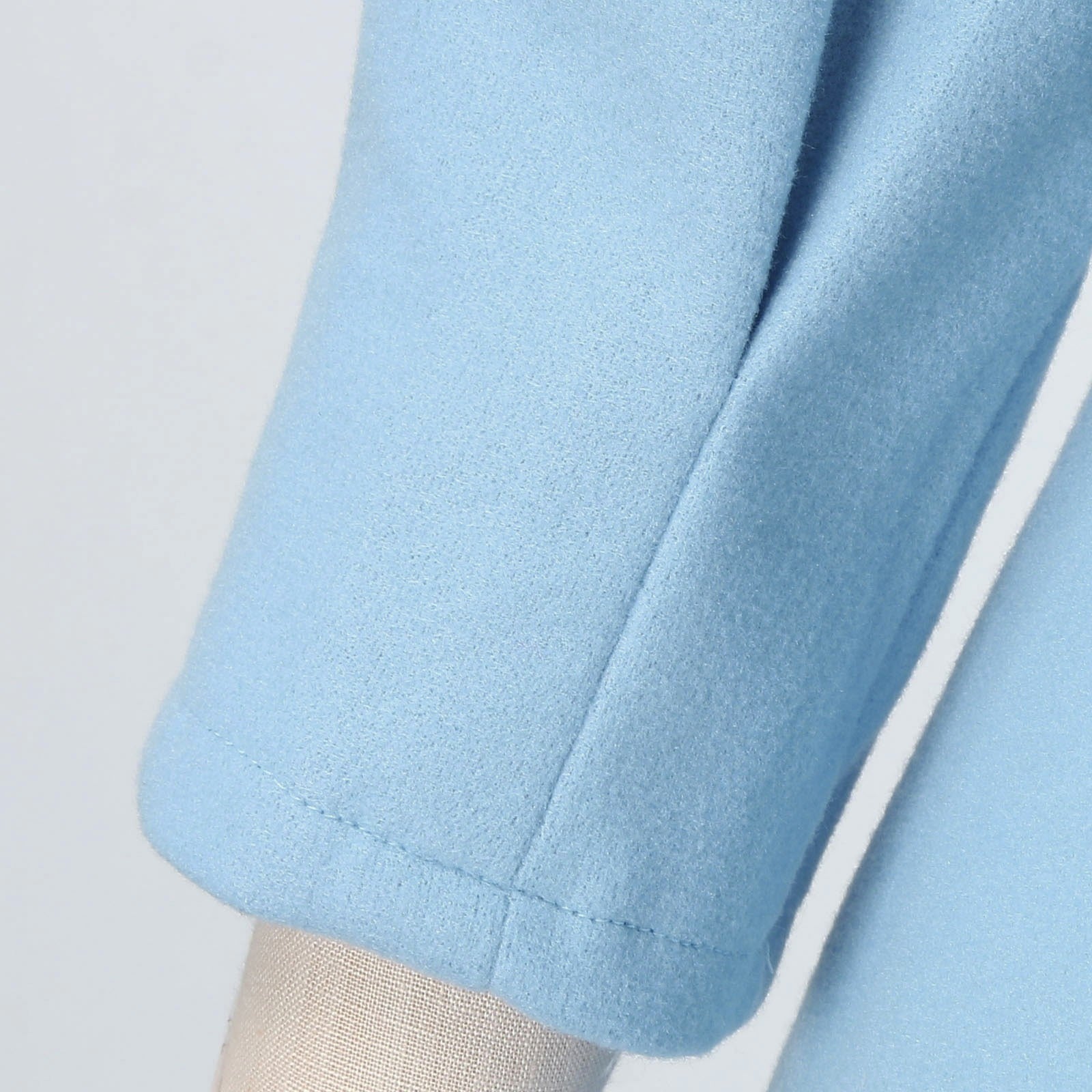 Womens Autumn Winter Elegant Solid Color Overcoat Long Sleeve Turndown Collar D image 5