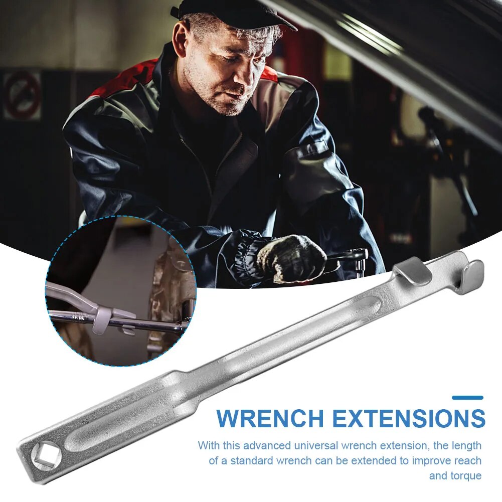 Universal Wrench Extender Tool Bar Fully Coated To Prevent Corrosion Extra Long image 1