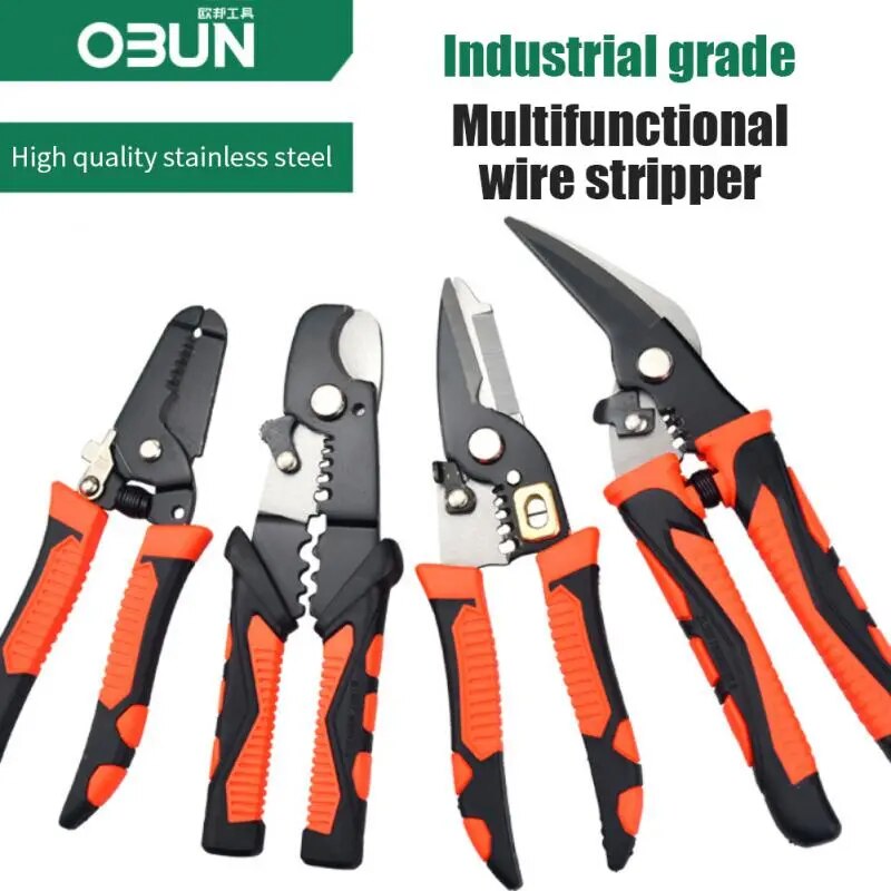 in 1 Wire Pliers Stripper Multifunctional Electrician Peeling Household Network image 11