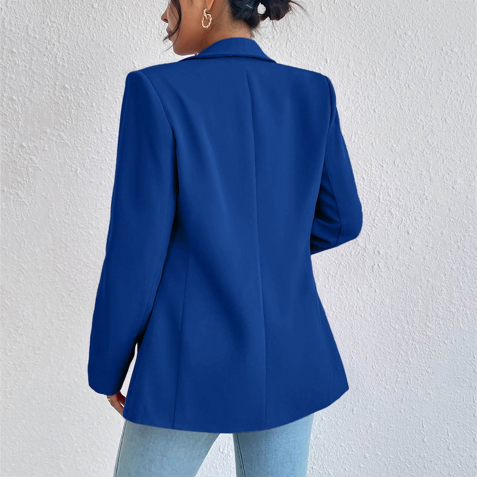 2023 Formal Blazers Lady Office Work Suit Jackets Fashion Oversized Coat Women image 7