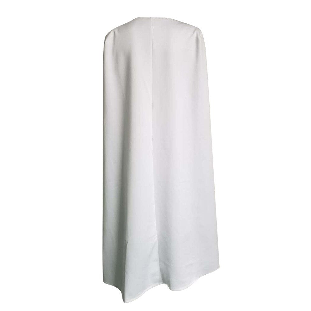 Women Long Coat Cloak Cape Blazer Suit Jacket Trench Poncho Outwear Tops Casual image 5