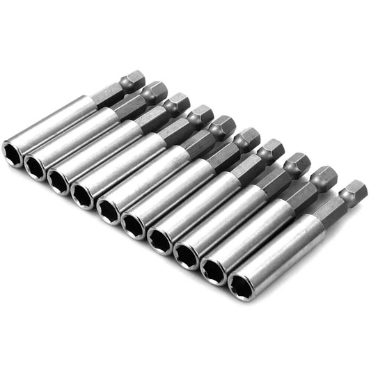 10Pcs Magnetic Drill Bit Extension 1/4 inch Hex Shank Magnetic Drill Bit Holder image 0