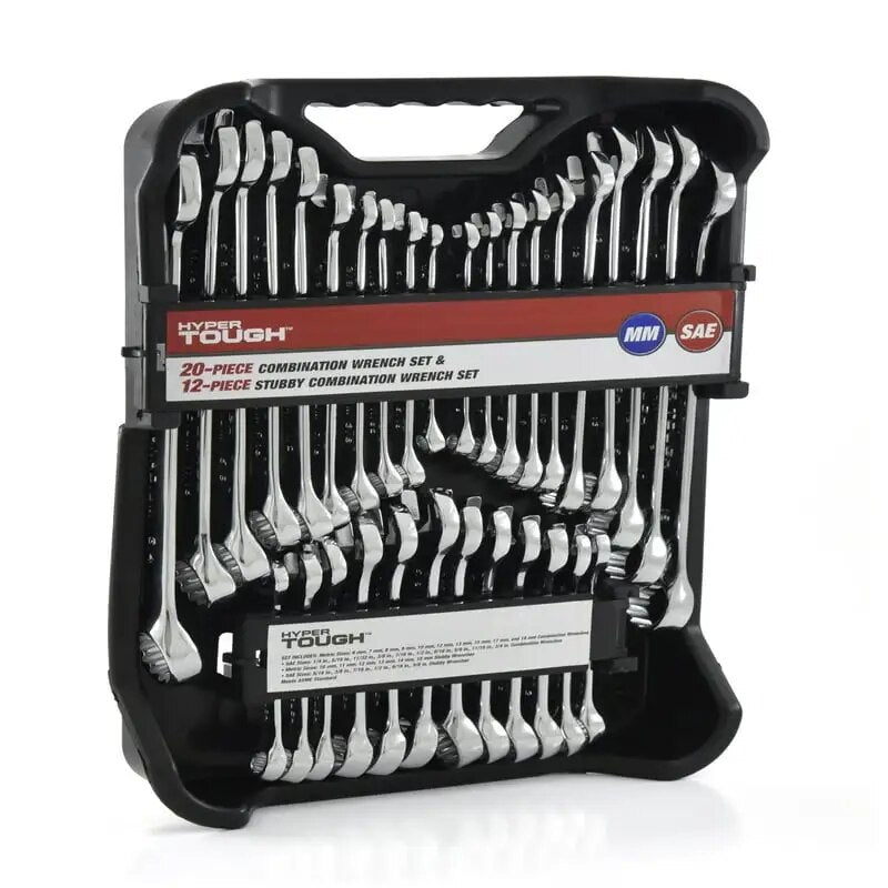 Combination Wrench Set, Metric & SAE image 1