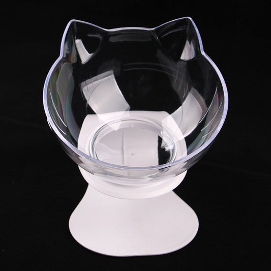 Non-slip Cat Bowl Double Pet Bowls With Raised Stand High Foot Pet Food and