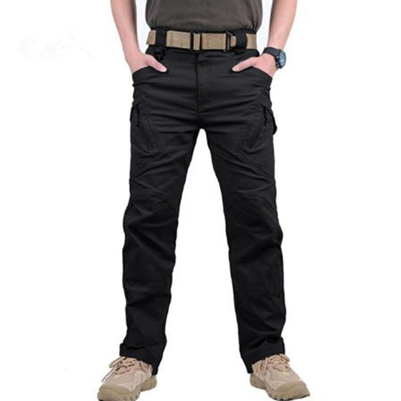 Plus Size 6XL Mens Tactical Pants Multiple Pocket Elasticity Military Urban Comm