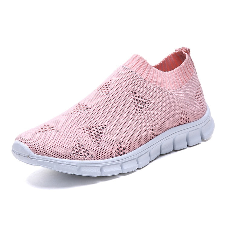 Women Shoes Plus Size Sneakers Women Breathable Mesh Sports Shoes Female Slip