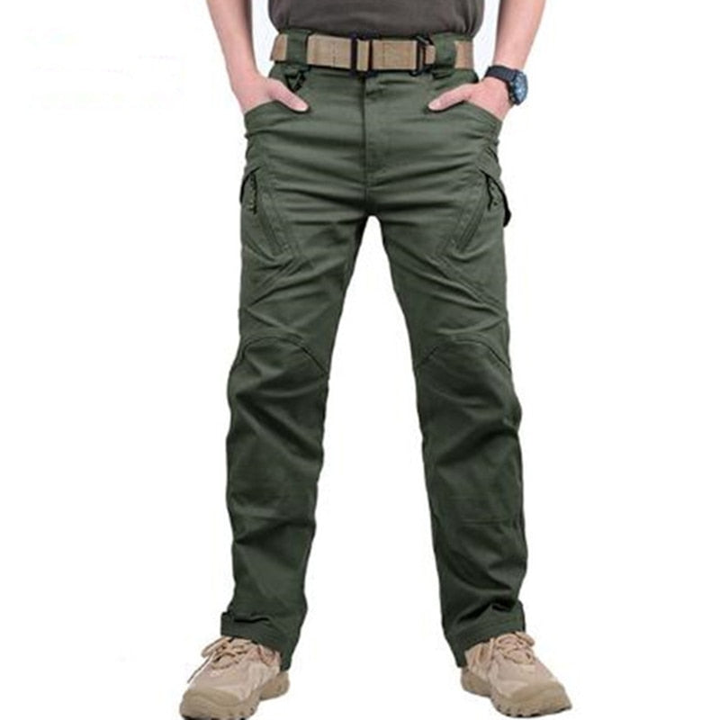 Plus Size 6XL Mens Tactical Pants Multiple Pocket Elasticity Military Urban Comm