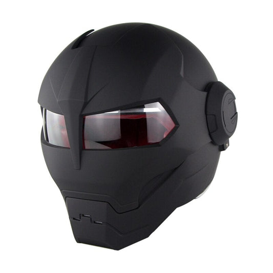 Ironman Motorcycle Cool Helmet Flip Up Casque Vintage Motorcycle Helmets Full Fa