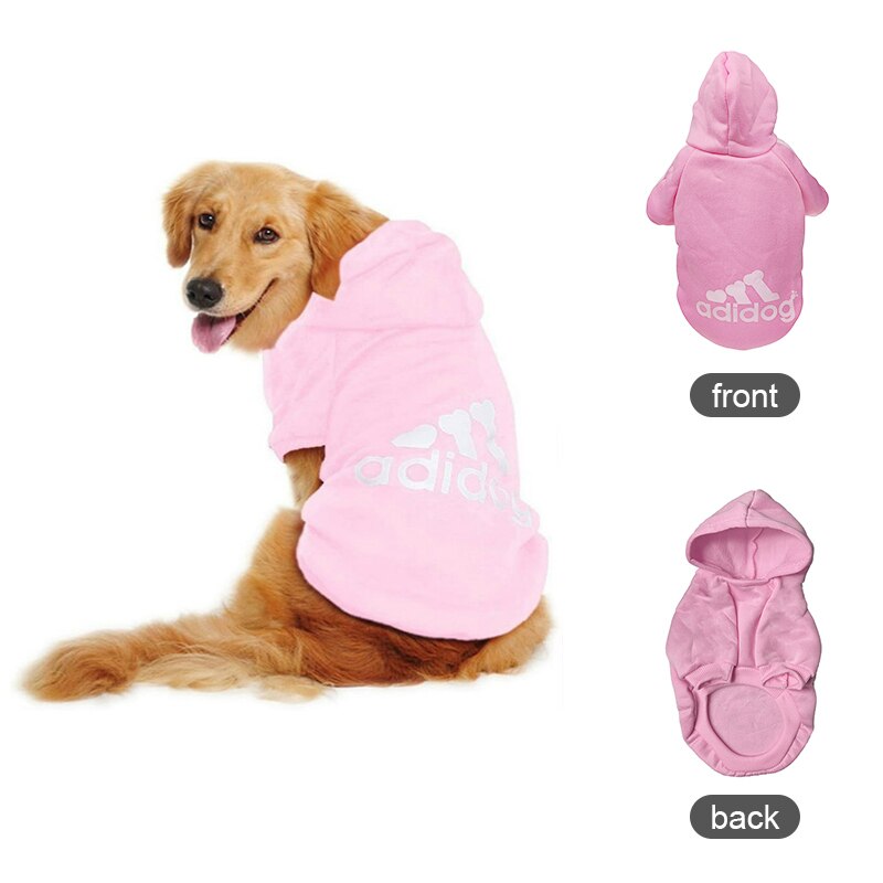 New Pet Dog Clothes Fleece Warm Sweatshirt Jacket Dogs Hoodies Small