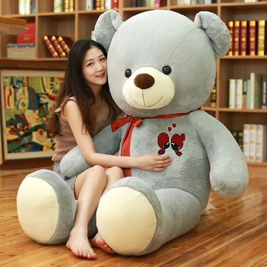 60-100CM Large Teddy Bear Plush Toy Lovely Giant Bear Huge Stuffed Soft Animal