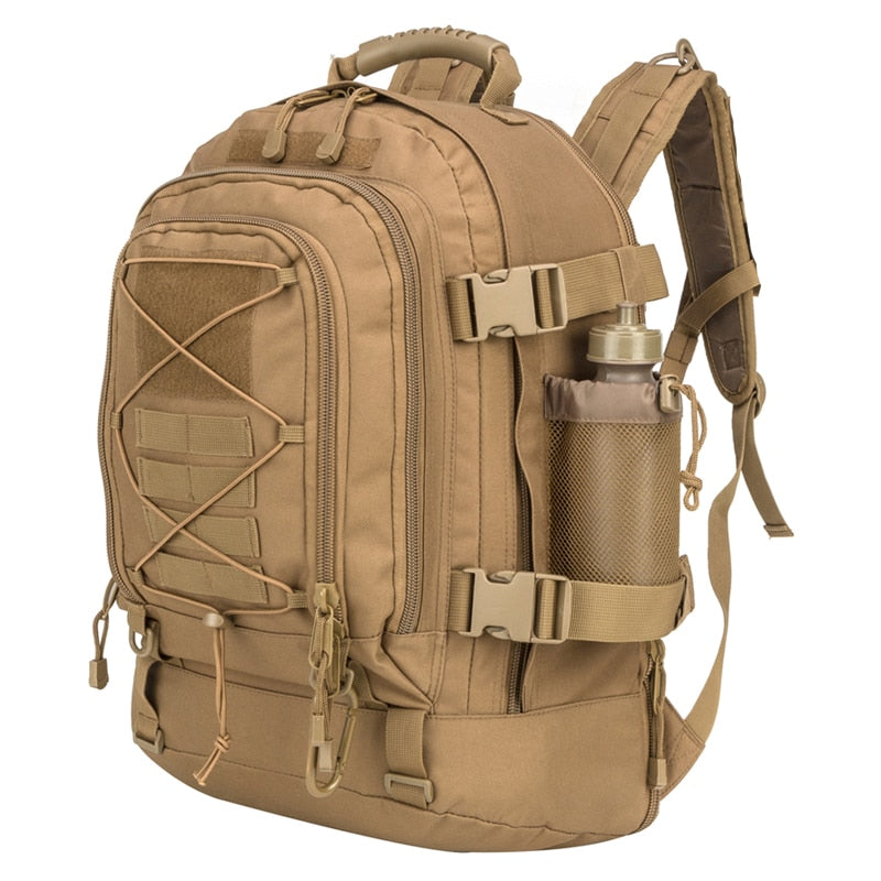 60L Men Military Tactical Backpack Molle Army Hiking Climbing Bag Outdoor Water