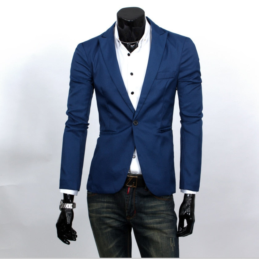 Men's Korean version slim fitting small suit men's casual small suit trendy men