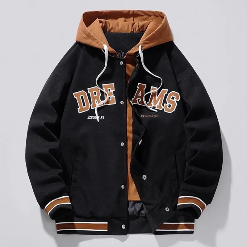 High Quality Varsity Baseball Uniform Jacket Men's Autumn New Trendy Brand All-