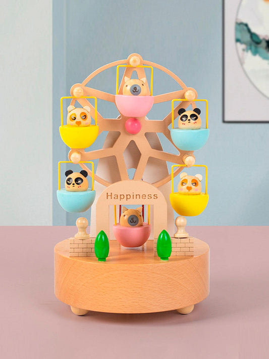 1pc Cartoon Ferris Wheel Design Music Box