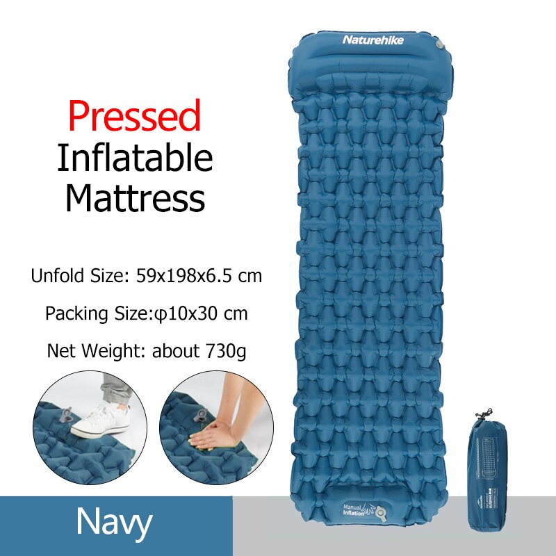 Naturehike Inflatable Mattress Air Mattress Ultralight Outdoor Sleeping Pad Fol