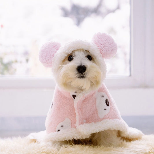 New Pet Pajamas Dog Sleeping Bags Plush Warmth Blanket Hooded Pet Dog