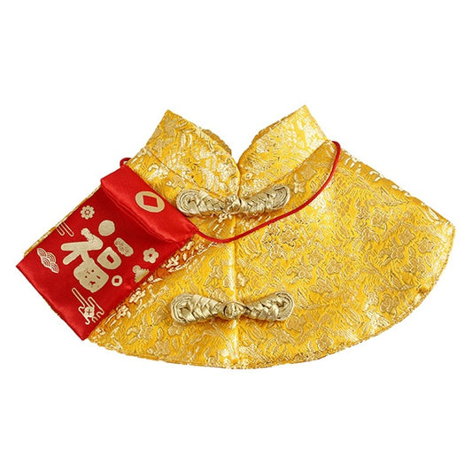 Pet Cat New Year Cloak Clothes Party Costume Chinese Tang Dynasty Dress