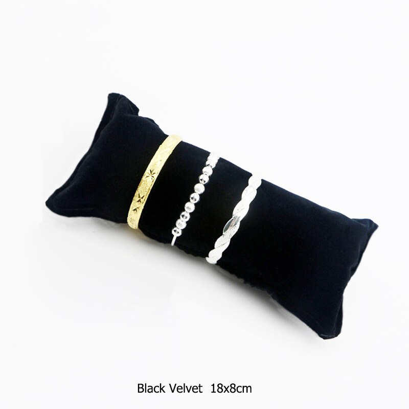 Wholesale Durable Velvet Pearl Bracelet Watch Display Pillows for Case Bangle