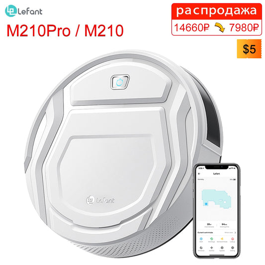 Lefant M210 M210Pro Robot Vacuum Cleaner Strong Suction Alexa Google App Contro