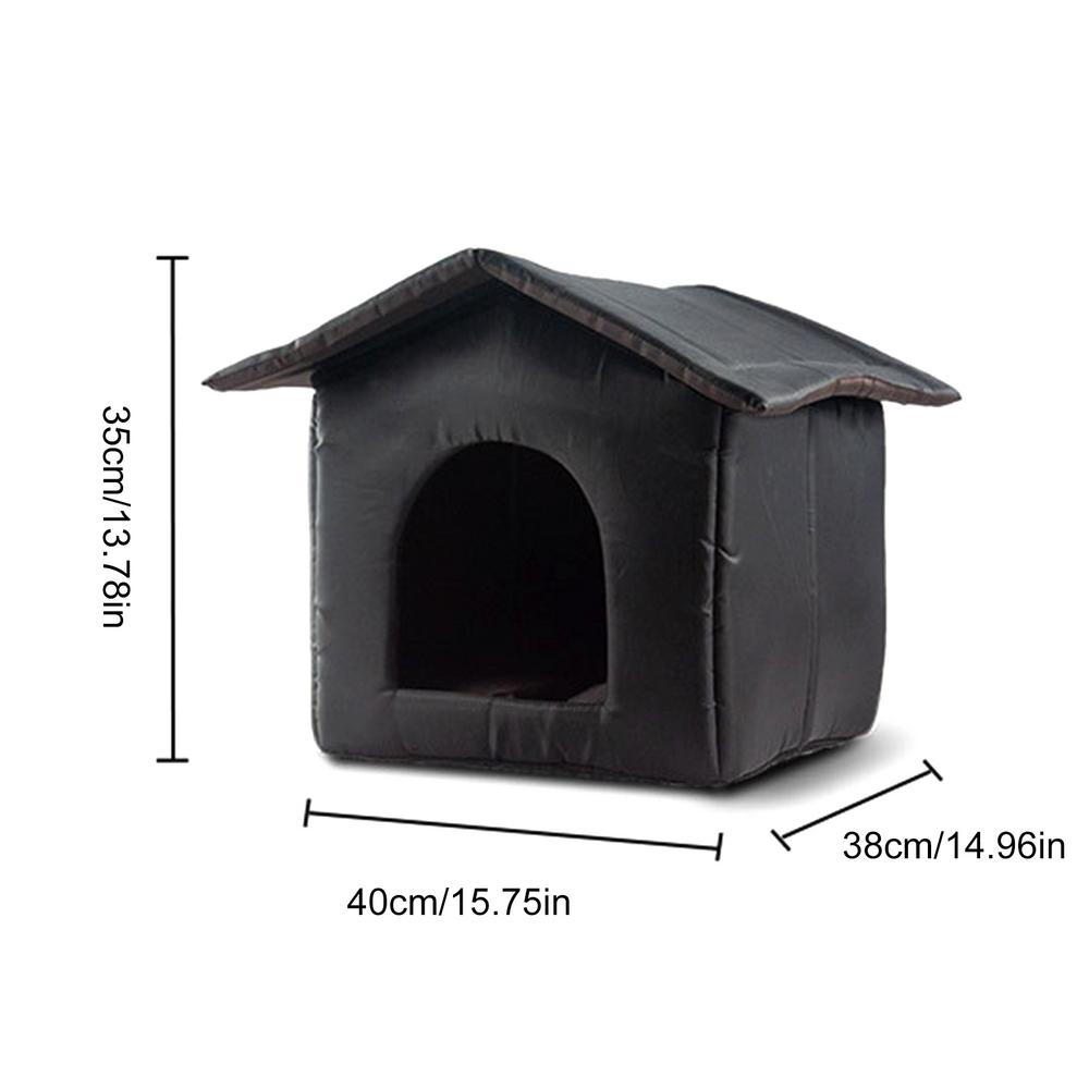 Cats House Waterproof Outdoor Keep Warm Pet Cat Cave Beds Nest Funny Foldable