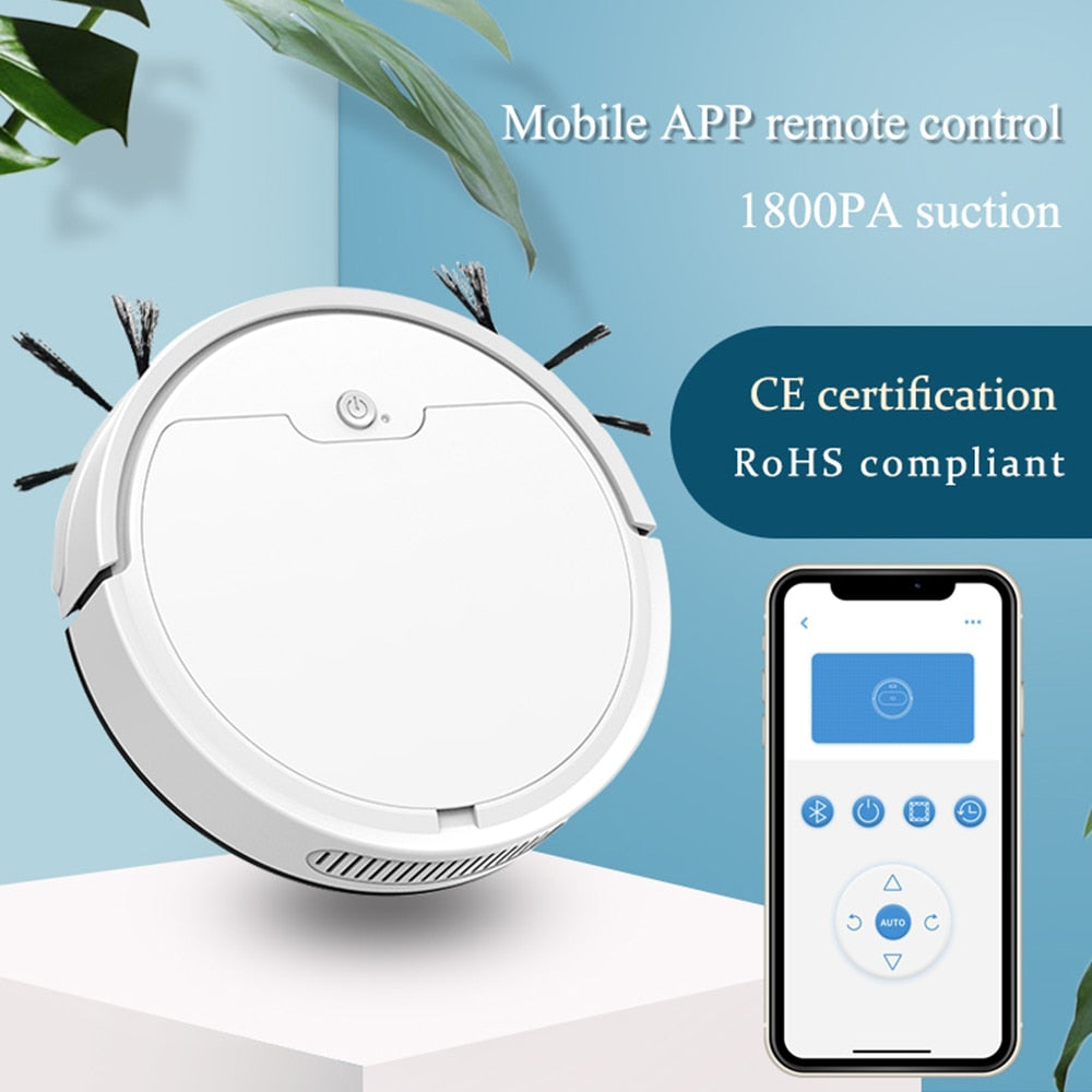 Intelligent Robot Vacuum Cleaner for Home Remote Control Wet and Dry Cleaning S