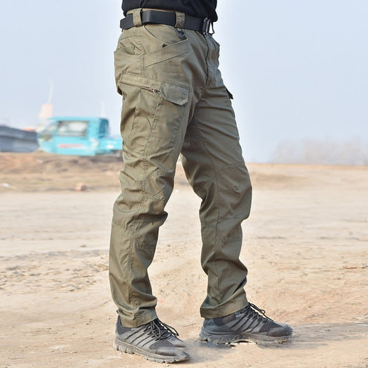 IX9 City Waterproof Tactical Pants Men SWAT Combat Army Pants Casual Men Hiking