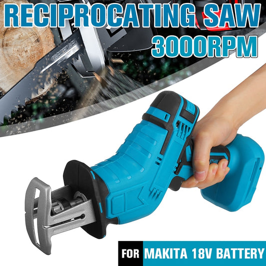 18V Cordless Reciprocating Saw Portable Electric Saw Replacement Metal Wood Cut