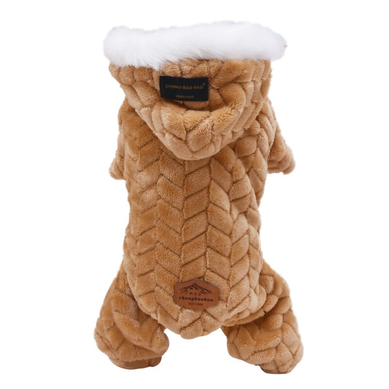 Winter Dog Clothes For Small Dogs Dog Jacket Thicken Warm Fleece Puppy Pet