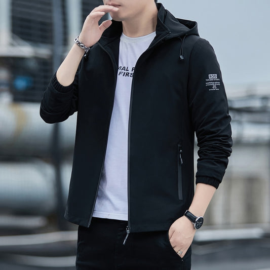 Men's Jacket Waterproof and Windproof Spring and Autumn bomber Casual Jacket Me