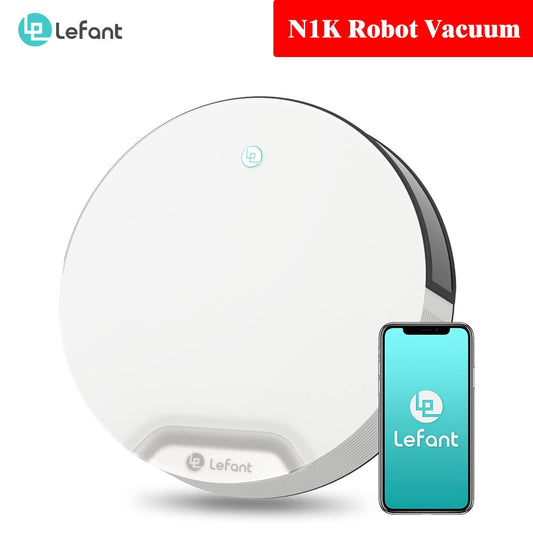 Lefant N1K Robot Vacuum Cleaner Slim Tangle-Free for Girl Woman WiFi App Alexa