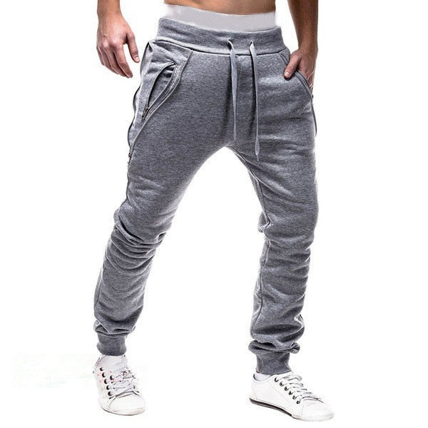 Mens Casual Pants Joggers Fitness Men Sportswear Sweatpants Tracksuit Bottoms Skinny Men's Pencil Trousers Black Gyms Track Pant