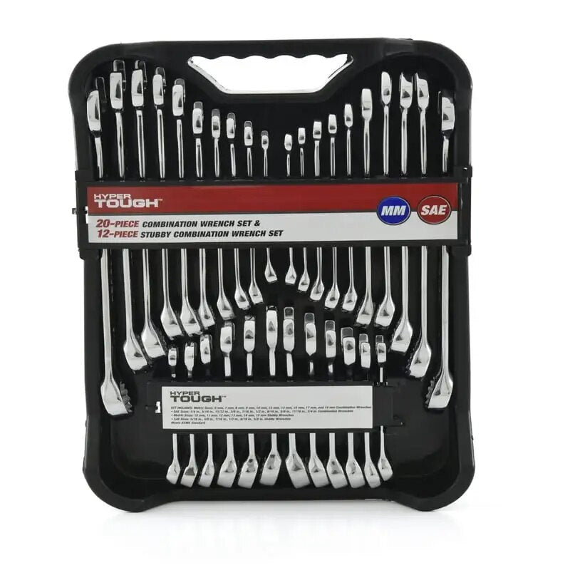 Combination Wrench Set, Metric & SAE image 0