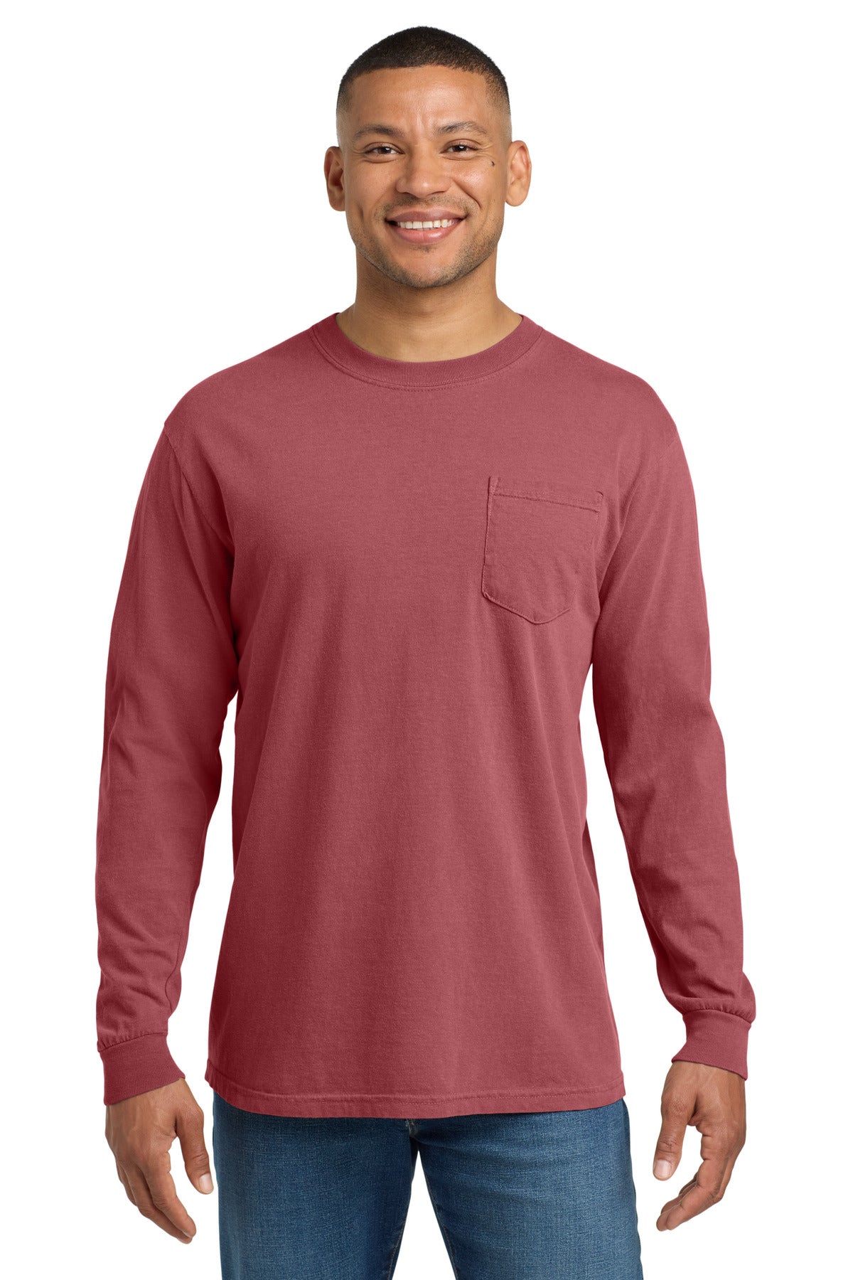 COMFORT COLORS ? Heavyweight Ring Spun Long Sleeve Pocket Tee. 4410