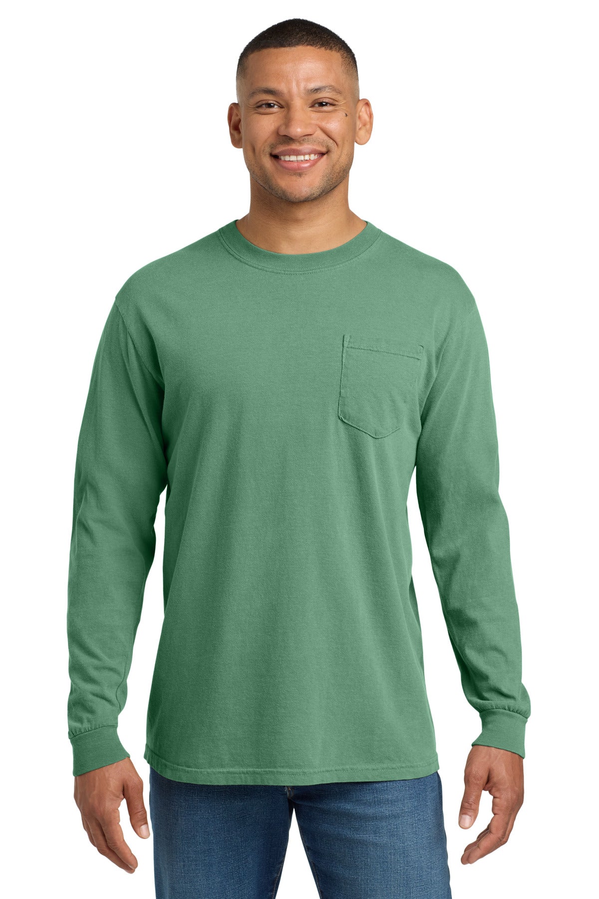 COMFORT COLORS ? Heavyweight Ring Spun Long Sleeve Pocket Tee. 4410