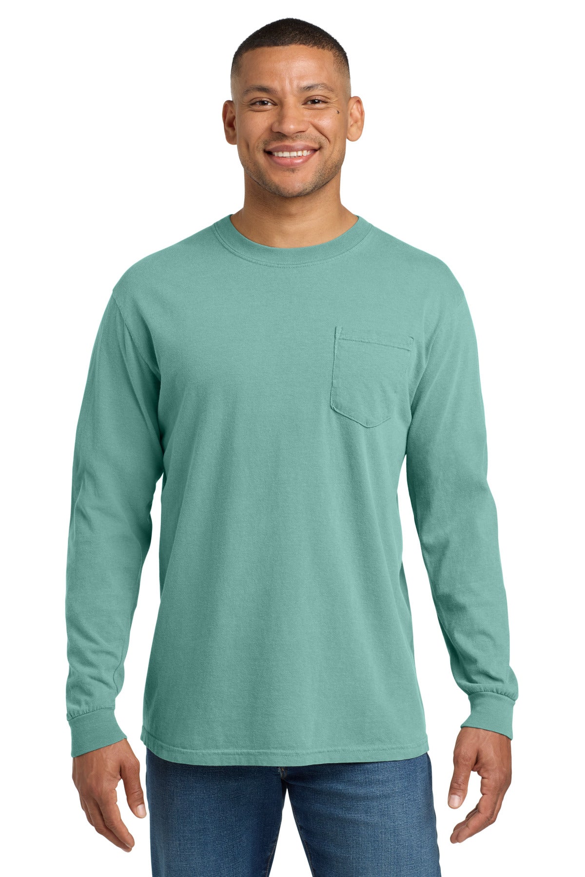 COMFORT COLORS ? Heavyweight Ring Spun Long Sleeve Pocket Tee. 4410