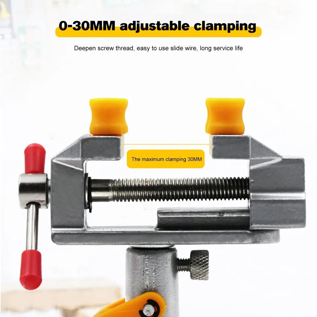 Strong Suction Cup Base Carving Table Bench Vise Mini DIY Metal Home Tools Spac image 2