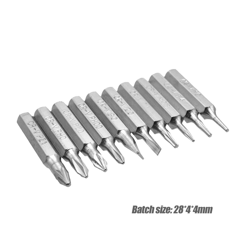 Durable Bits Wear-resistant Portable 10pcs/set 4mm Torx Security Screwdriver Dr image 2