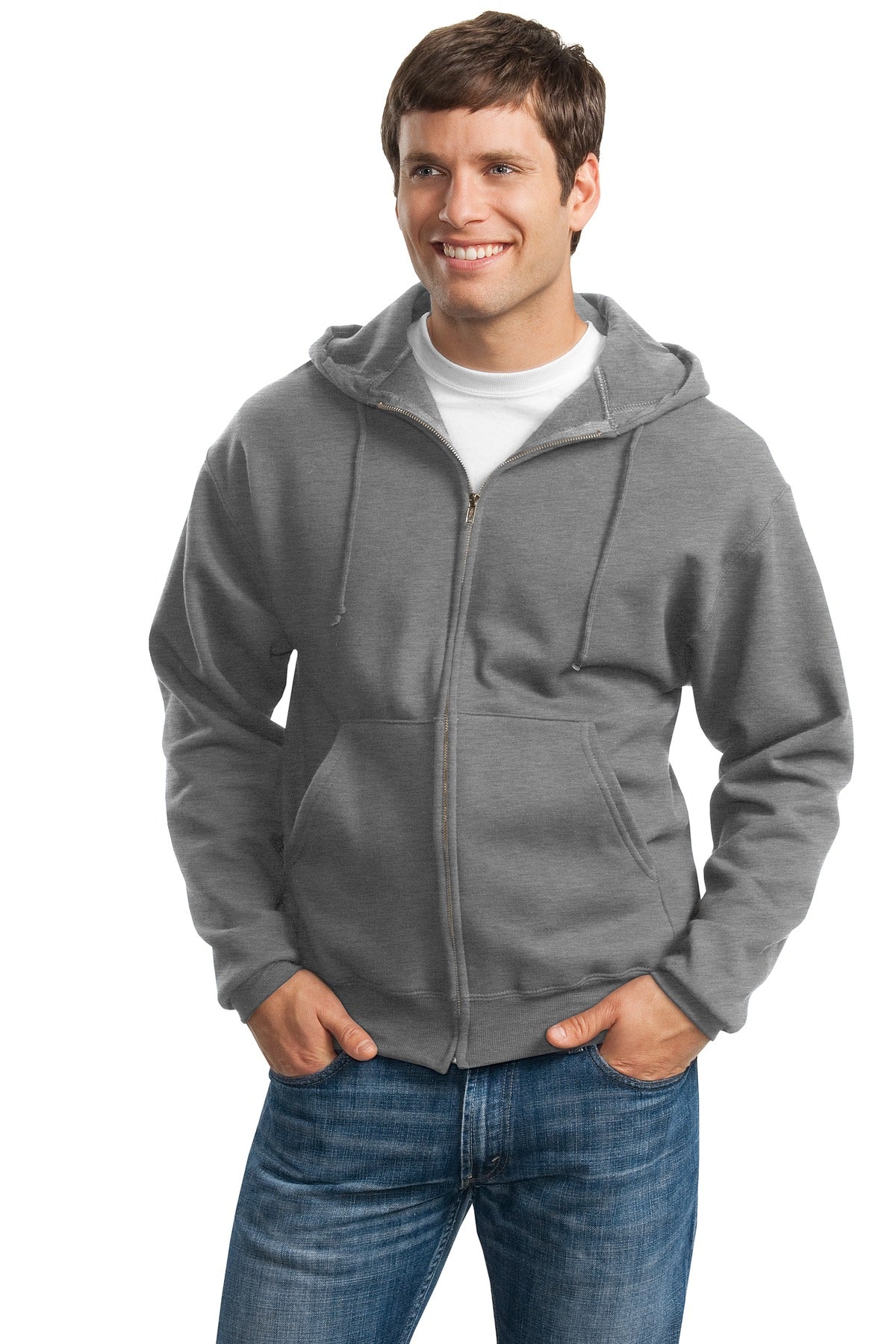 Jerzees? Super Sweats? NuBlend? - Full-Zip Hooded Sweatshirt.  4999M