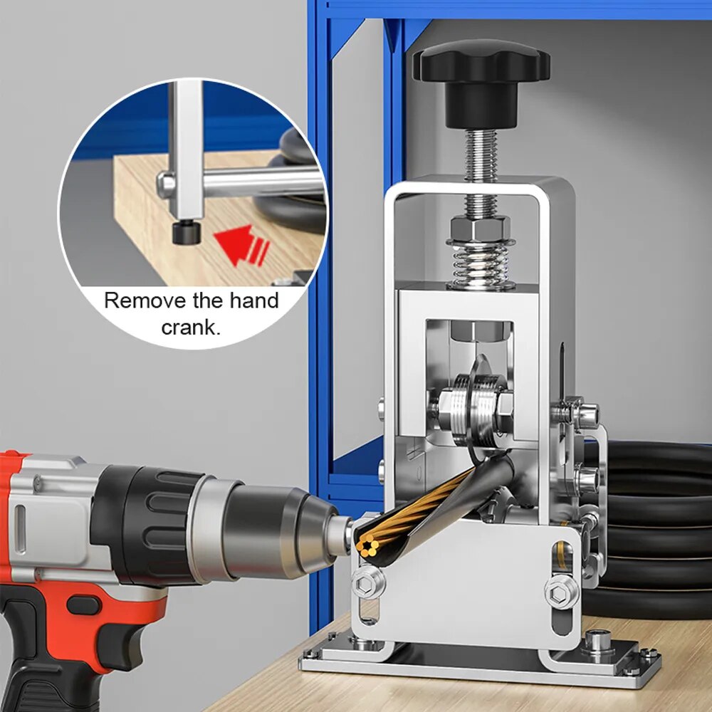 Wire Stripper Manual Wire Stripping Tool 1-25mm Cable Electric Peeling Machine image 2