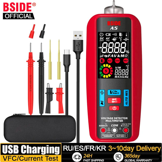 BSIDE Professional Digital Multimeter Smart Automatic Multitester Ammeter VFC C image 0