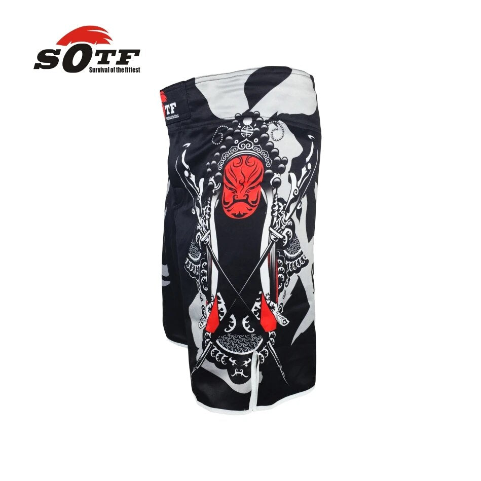 SOTF mma shorts boxing muay thai boxing trunks tiger muay thai kickboxing fight image 4