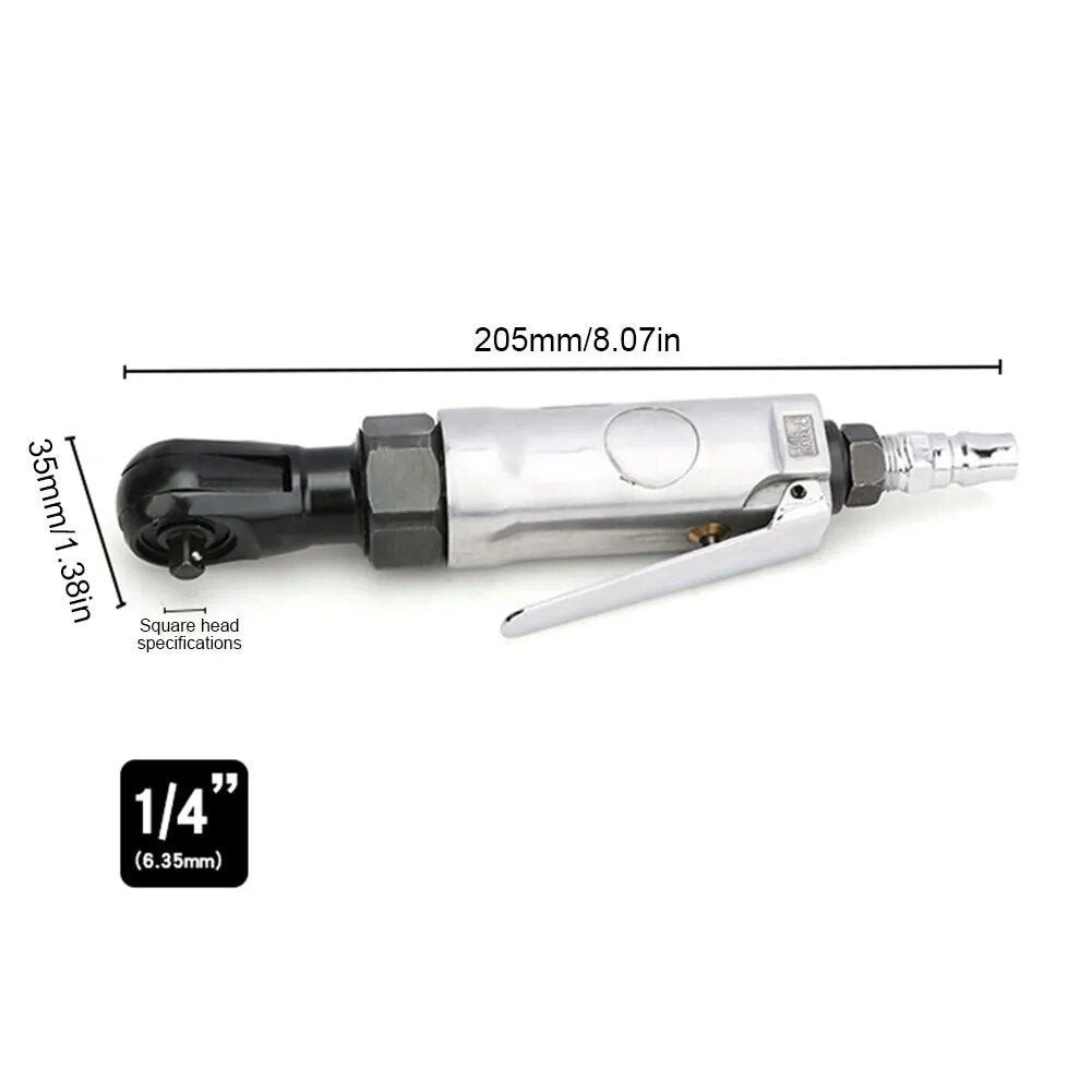 Heavy Straight Pneumatic Wrench 90 Degree Ratchet Spanner Right Angle Pneumatic image 7