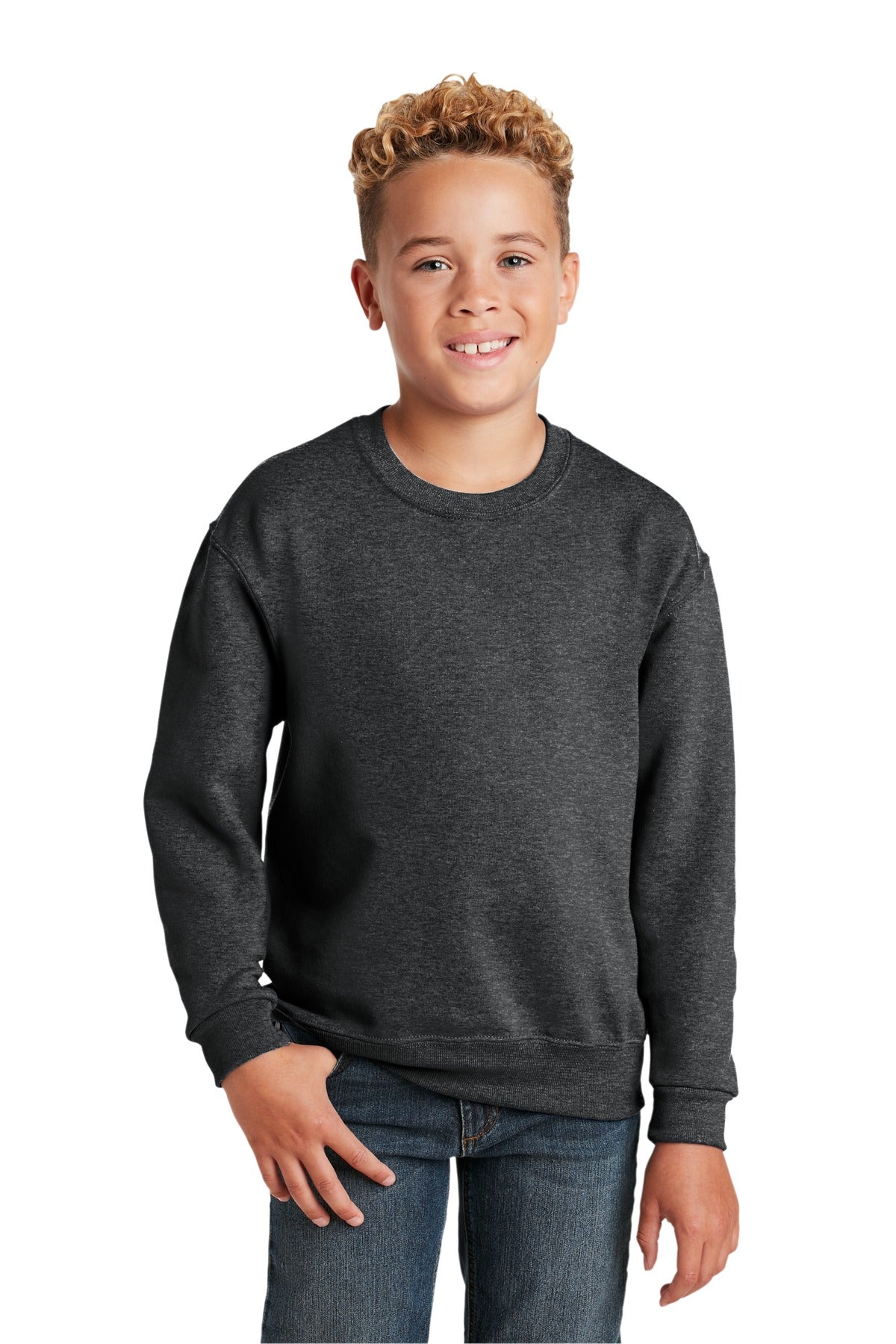 Jerzees? - Youth NuBlend? Crewneck Sweatshirt.  562B