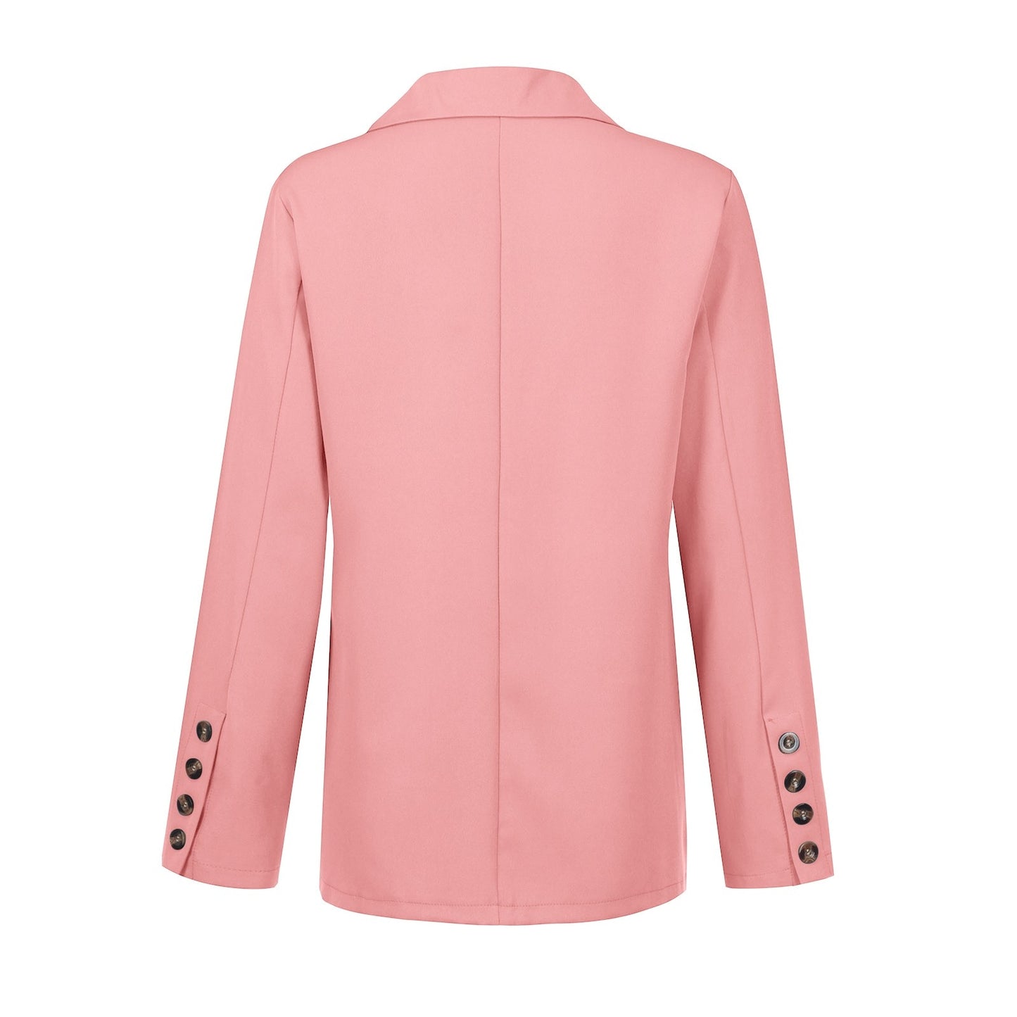 Pink Blazer For Top Office Jacket Ladies Wear Loose Sleeve Casual Blouse Female image 9